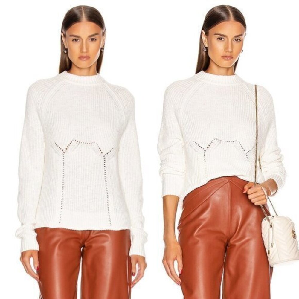 GRLFRND Shawna Sweater - White
